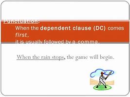 Image result for Difference Between Dependent and Independent Clause