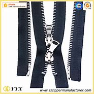 Image result for Double Slider Zipper