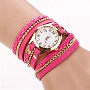 Image result for Leather Bracelet Watches Women