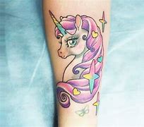 Image result for Rainbow Unicorn Tattoo