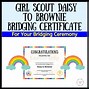 Image result for Girl Scout Bridging Certificate