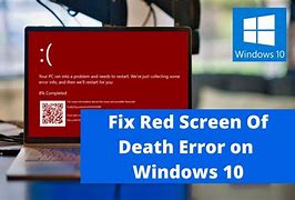 Image result for What Causes Red Screen of Death