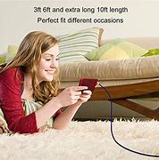 Image result for Black iPhone Charger Cable