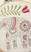 Image result for Elephant Embroidery