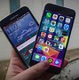 Image result for Galaxy S5 vs iPhone 6 Plus