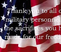 Image result for Thank You to Our Military