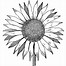 Image result for Black and White Clip Art of Sunflower