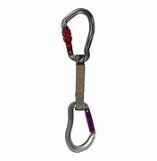 Image result for Black Plastic Triangle Carabiner Clips with Paracord