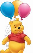 Image result for Winnie the Pooh Holding Blue Balloon