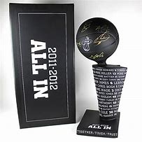 Image result for Miami Heat Signed Finals Trophy