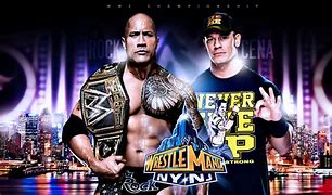 Image result for Rock vs Cena WrestleMania 29