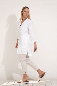Image result for White Dress Shirt Tunic