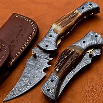 Image result for Damascus Folding Pocket Knives