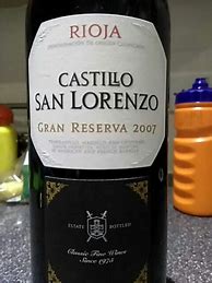 Image result for Castillo San Lorenzo Rioja Gran Reserva