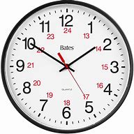 Image result for 24 Hour Analog Clock