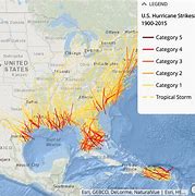 Image result for United States Hurricane Map