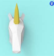 Image result for 3D Unicorn Head Template