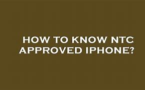 Image result for How to Tell If iPhone Is NTC