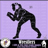 Image result for Wrestling Shoe Silhouette