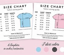 Image result for Size Chart Template