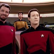 Image result for Commander Riker and Q