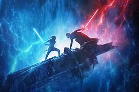 Image result for Star Wars Rey and Kylo Fighting