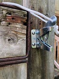 Image result for One Way Lockable Gate Latch