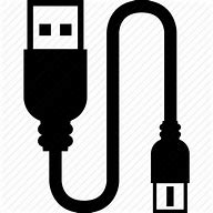 Image result for Symbol of USB Cable On a Computer