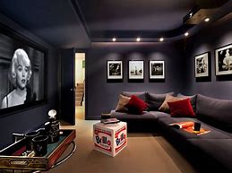 Image result for Home Media Rooms Designs