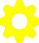 Image result for Yellow Cogwheel