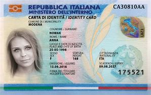 Image result for Italian ID Card