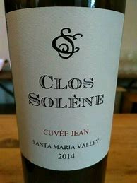 Image result for Clos Solene Syrah Cuvee Jean