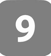 Image result for 9 Gray Icon