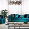 Image result for Turquoise Gold Curtains Living Room