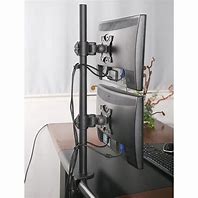 Image result for Vertical Dual Monitor Mount