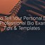 Image result for Professional Bio Template Examples