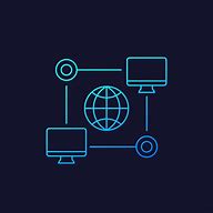 Image result for Computer Network Logo
