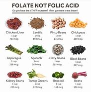 Image result for Foods with Thiamine and Folic Acid