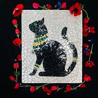 Image result for Egyptian Cat Mosaic