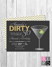 Image result for Dirty 30 Birthday Cards Printable