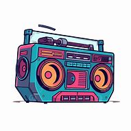 Image result for Boombox Aesthetic 90s