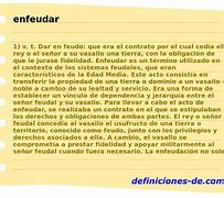 Image result for enfeudar