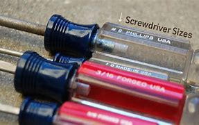 Image result for Torx Screwdriver Sizes Chart