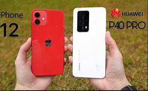 Image result for iPhone 12 Pro vs Huawei P-40 Pro