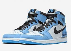 Image result for Blue Air Jordans Front View