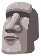 Image result for Moai Face Emoji Meme