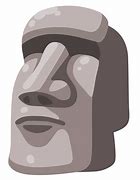 Image result for Moai Emoji PNG