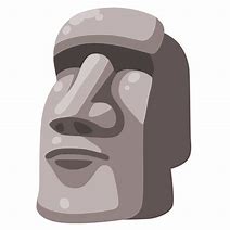 Image result for Moai Emoji Meme