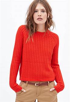 knit sweaters forever 21 knit boxy sweater in lyst knit sweaters forever 21 knit boxy sweater in lyst