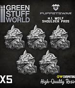 Image result for Sci-Fi Wolf Shoulder Pads